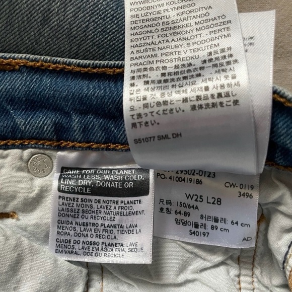 Levi's Women's Blue Jeans 501 skinny - Picture 4 of 6